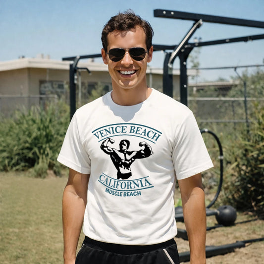 VENICE BEACH MUSCLE BEACH T-SHIRT